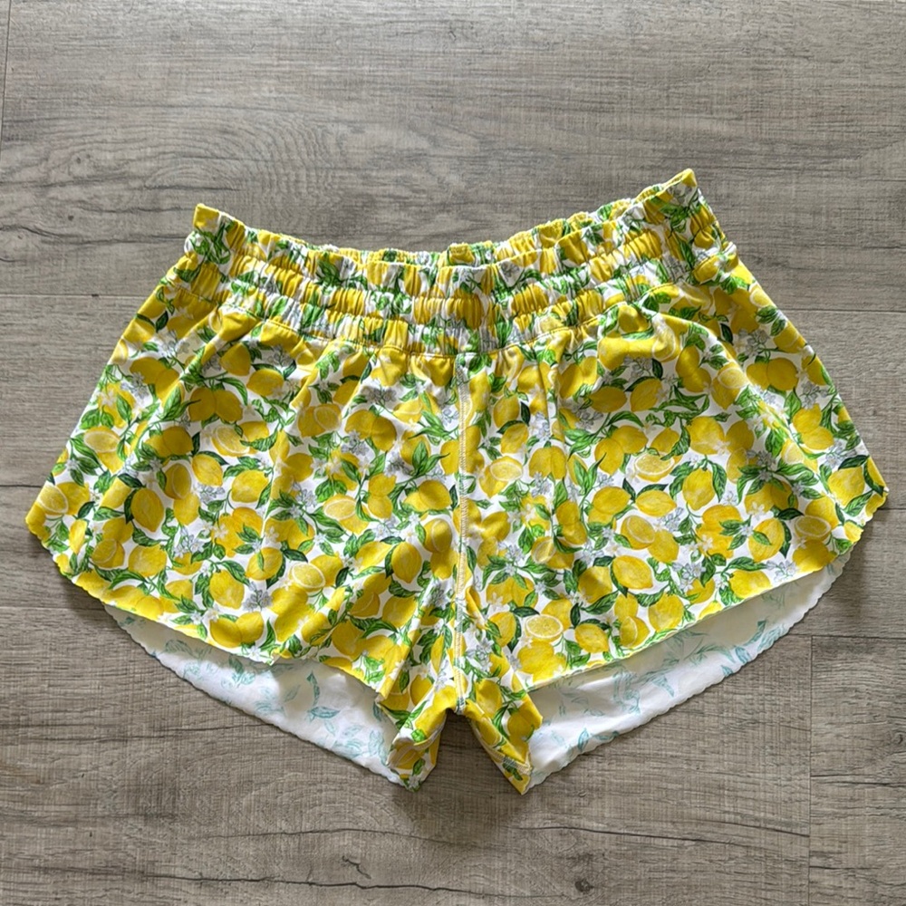 RARE Lululemon Lemon Print Shorts